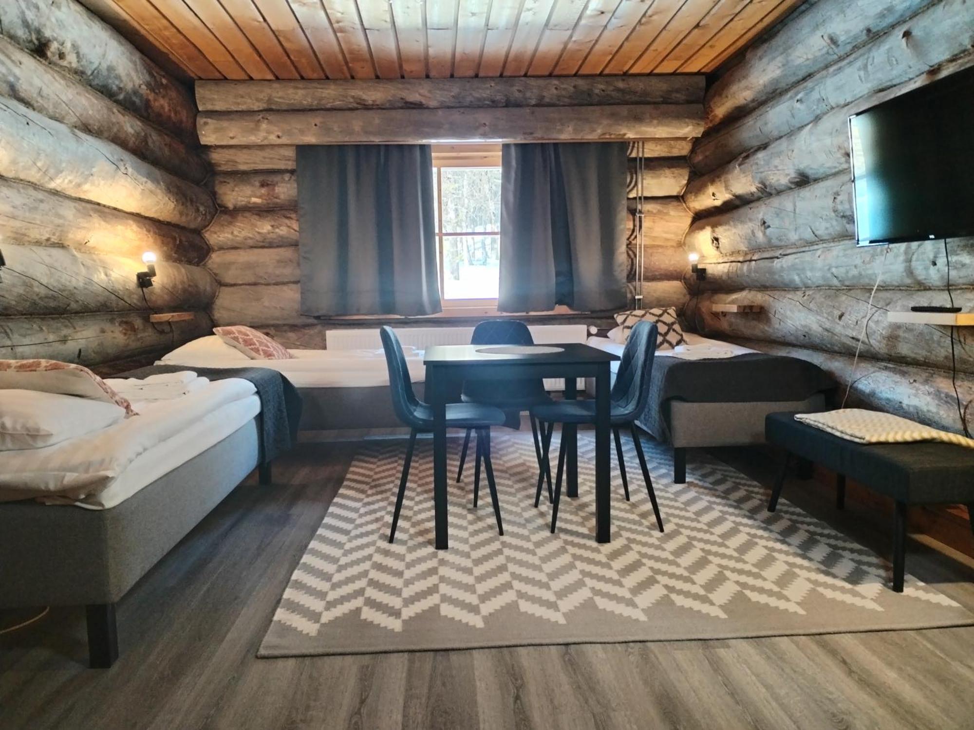 Kuukkeli Log Houses Aurora Resort Saariselka Exterior photo