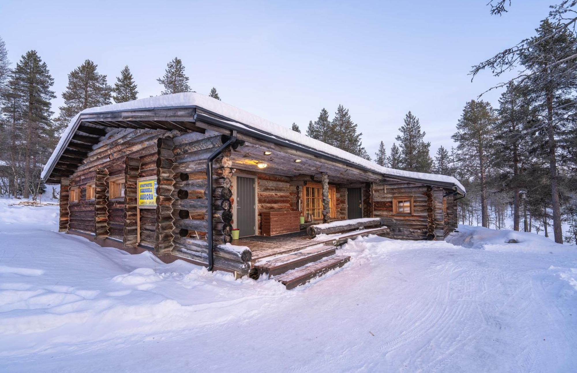 Kuukkeli Log Houses Aurora Resort Saariselka Exterior photo