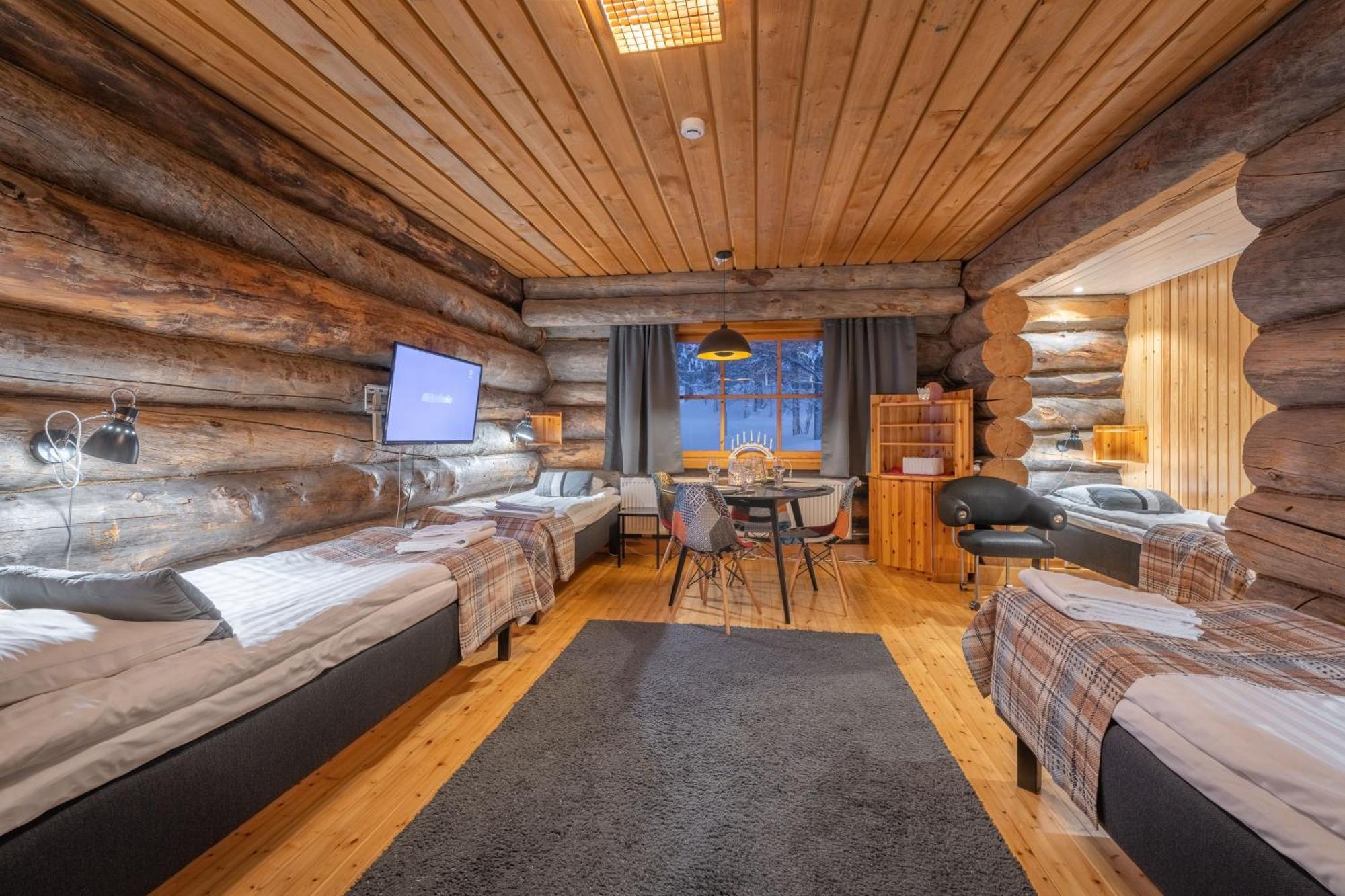 Kuukkeli Log Houses Aurora Resort Saariselka Exterior photo