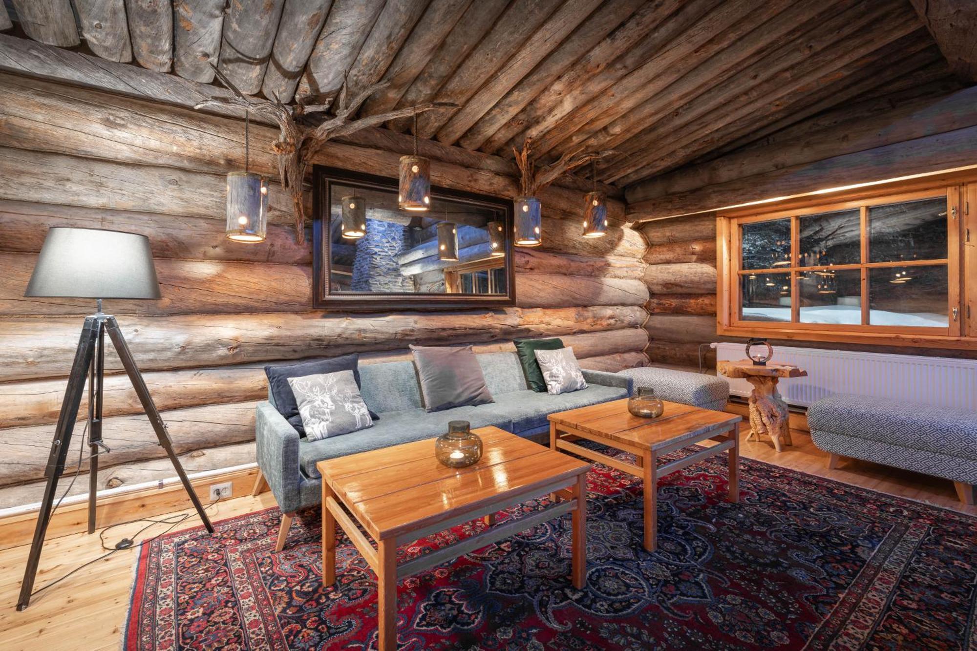 Kuukkeli Log Houses Aurora Resort Saariselka Exterior photo