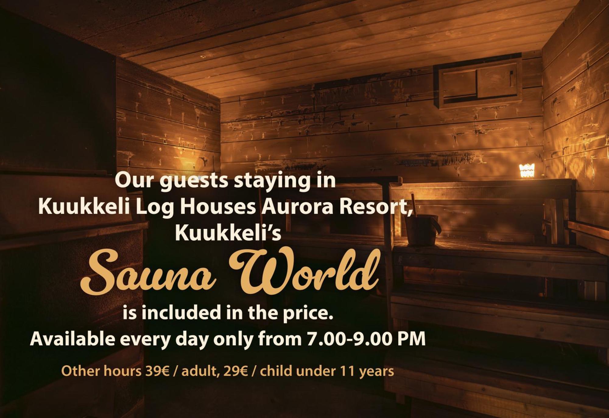 Kuukkeli Log Houses Aurora Resort Saariselka Exterior photo